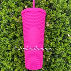Starbucks Mexico Wanda Hot Pink Studded Venti 24oz